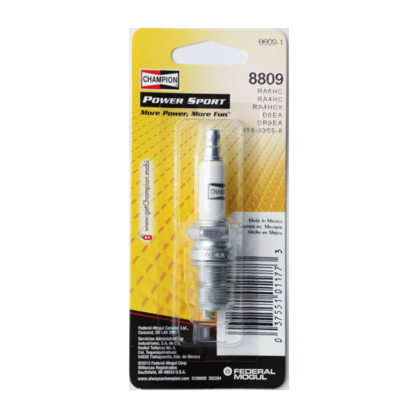 CHAMPION Spark plug POWERSPORT 8809/CCH88091 fitting for Triumph Scrambler  865 986MG 2007, 57/34 PS, 42/25 kw