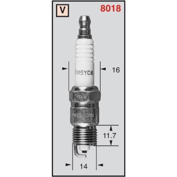 CHAMPION Spark plug POWERSPORT 8018/CCH80181