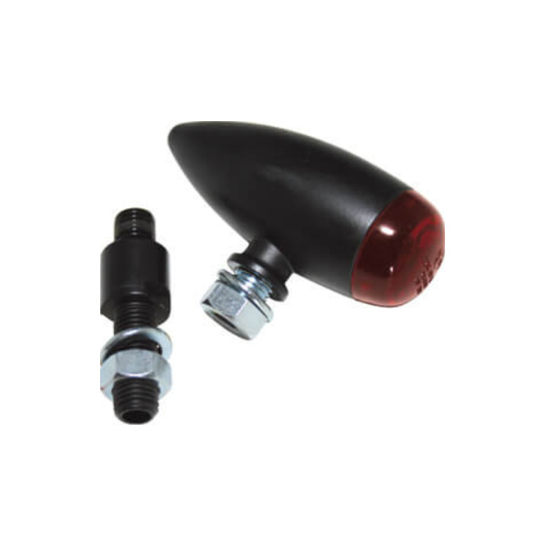 Rückleuchte Heckleuchte HIGHSIDER LED-Rücklicht MICRO-BULLET, schwarz, rot