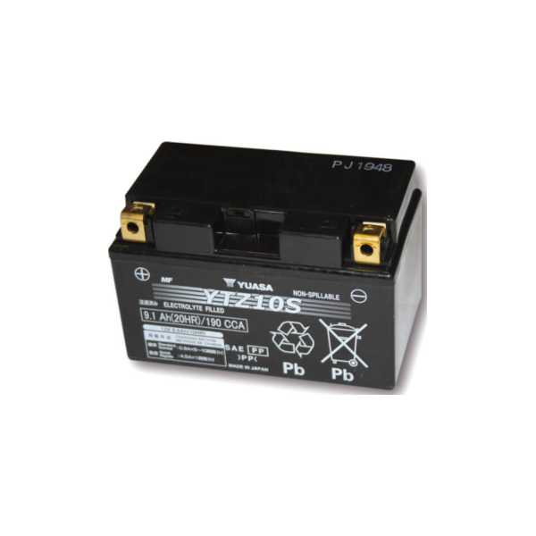 Akku YUASA Batterie YTZ 10 S wartungsfrei (AGM), 12V 8,6AH