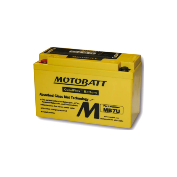 Akku MOTOBATT Batterie MB7U passend für Beta Alp  240  1996-2006, 