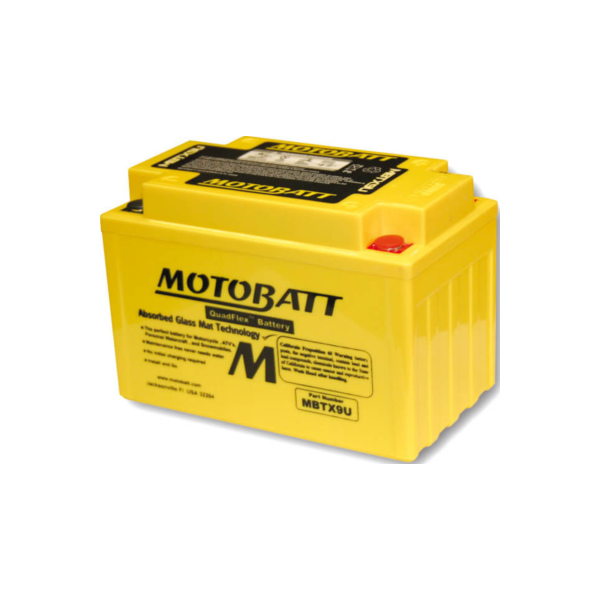 Akku MOTOBATT Batterie MBTX9U, 4-polig