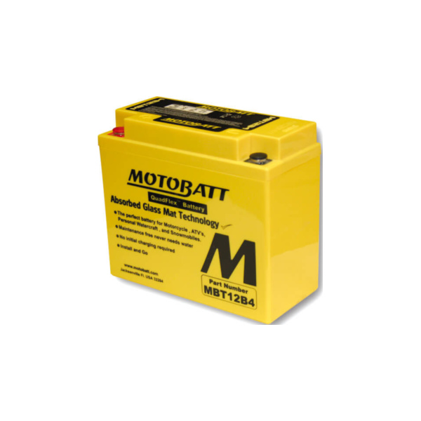 MOTOBATT Battery MBT12B4 fitting for Yamaha YZF R1 1000 RN01 1999-2000, 