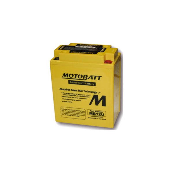 MOTOBATT Battery MB12U, 4-pin