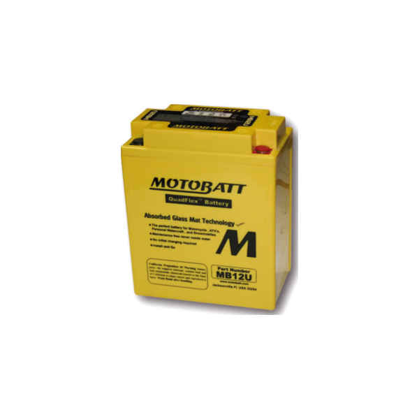 MOTOBATT Battery MB12U, 4-pin fitting for Peugeot Pulsion  125  2021-2021, 