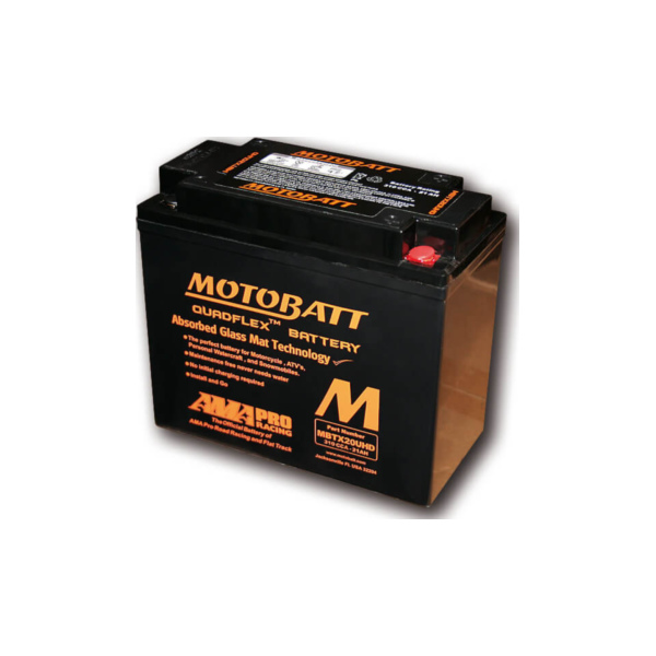 MOTOBATT Battery MBTX20UHD, black housing.