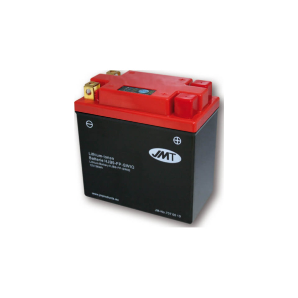 Akku HAIJIU Lithium-Ionen Batterie HJB9-FP mit Indikator passend für Piaggio Fly  50 C44100 2007, 4,6 PS, 3,4 kw