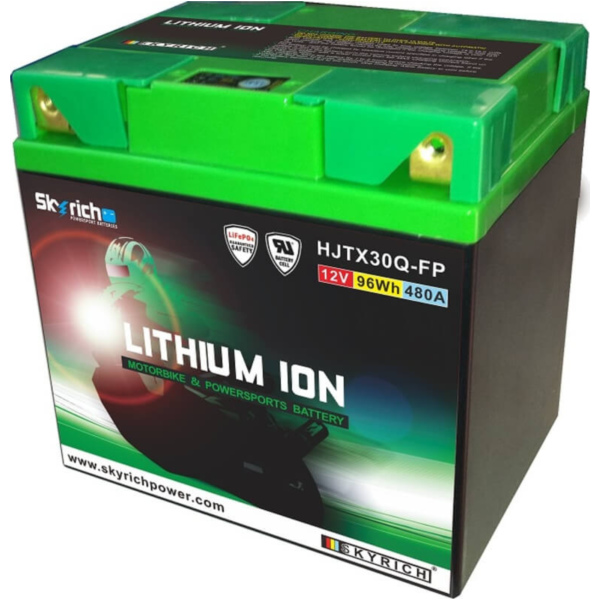 Akku Skyrich Lithium-Ionen-Batterie - HJTX30Q-FP passend für BMW F 900 ABS ESA 900 4R90/K83 2020, 105 PS, 77 kw