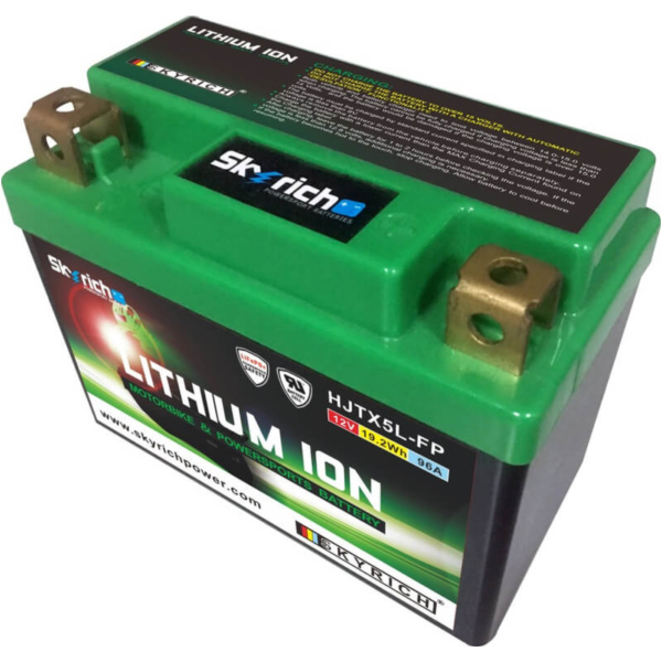 Skyrich Lithium-ion battery - HJTX5L-FP fitting for Yamaha TT E/S 600 4LW 1993-1996, 