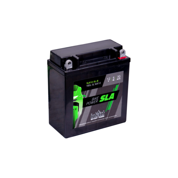 Akku INTACT Bike Power SLA Batterie CB5L-B passend für Yamaha TZR  250 2MA 1987, 50 PS, 37 kw