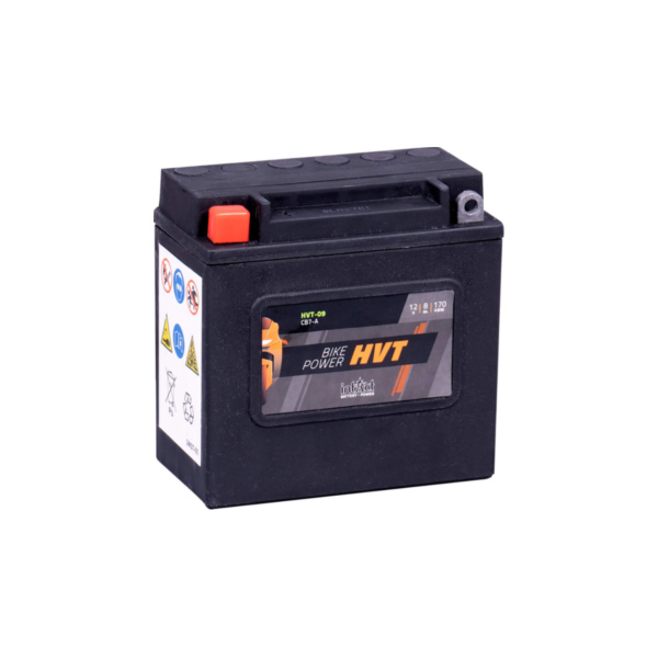 INTACT Bike Power HVT battery CB7-A, filled and charged, 220 A