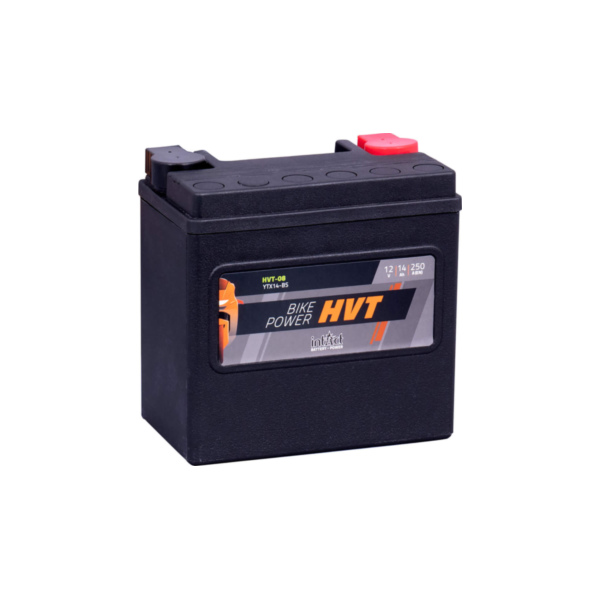 INTACT Bike Power HVT battery YTX14-BS, filled and charged, 330 A fitting for Moto Guzzi V7 Racer 35 KW 2016-2016, 