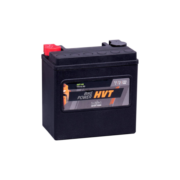 Akku INTACT Bike Power HVT Batterie YTX14L-BS, gefüllt und geladen, 250 A