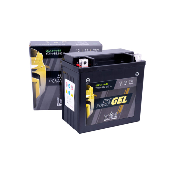 INTACT Bike Power GEL battery YTX14-BS fitting for Moto Guzzi V7 Racer  KW 2019-2019, 