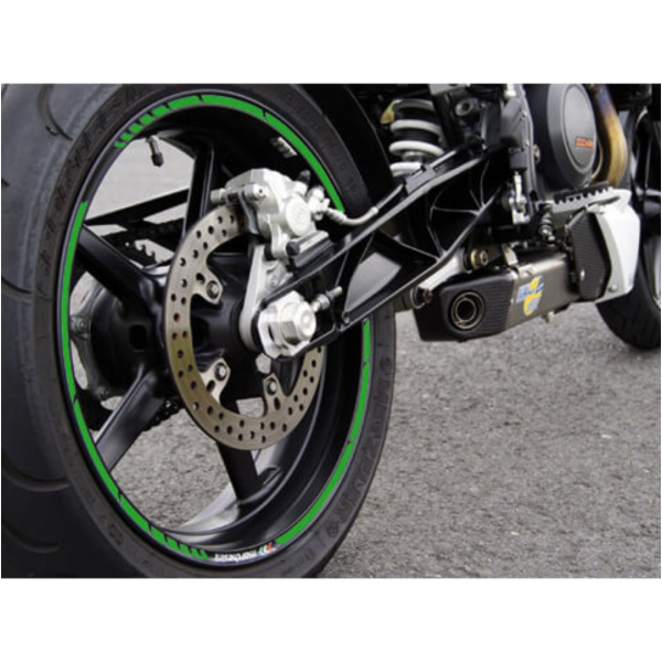 rim sticker green, GP style