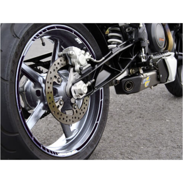 rim sticker black, GP style