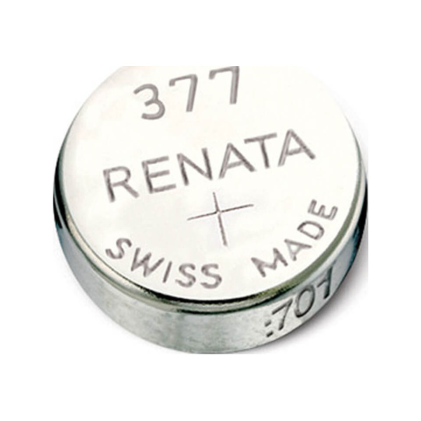 Battery for analogue watches