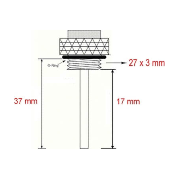 Öltemperaturanzeige JMT Öltemperaturmesser 362-0715