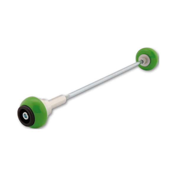 LSL Axle Balls Classic, for: KAWASAKI Z900 17-, green, front axle