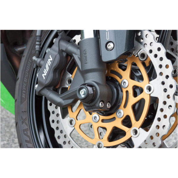 LSL Axle Balls Classic, various for: KAWASAKI, black, front axle 555K126SW