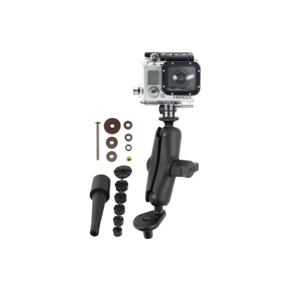 RAM Mounts GoPro Motorrad-Kamerahalterung - mit Lenkervorbaubasis, B-Kugel (1 Zoll)