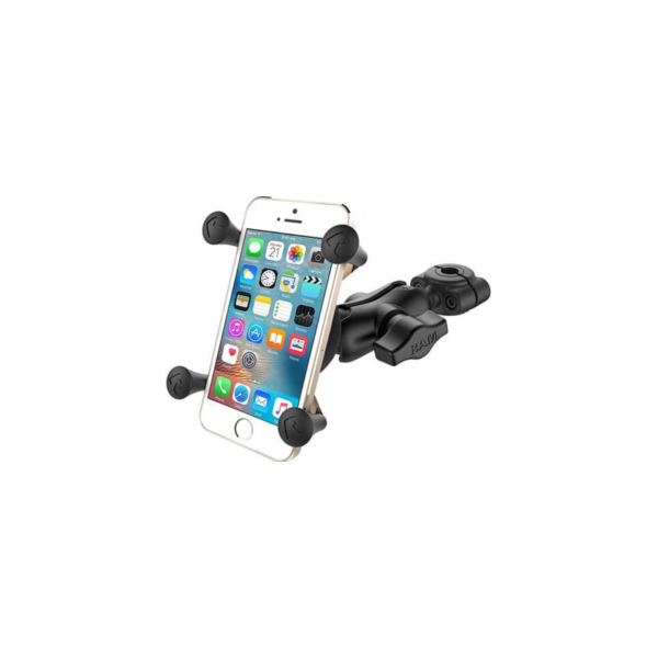 RAM Mounts Torque Motorradhalterung S (Lenker/Rohre) X-Grip Uni-Halteklammer für Smartphones passend für BMW C1  125 C1 2000, 15 PS, 11 kw