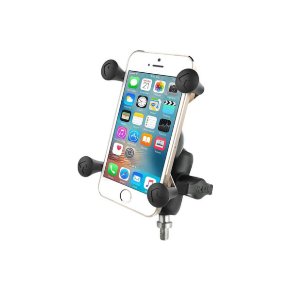 RAM Mounts Universal X-Grip Halterung für Smartphones - Basiskugel mit 3/8-16 Zoll Gewindestift passend für BMW K  1600  2022-2022, 