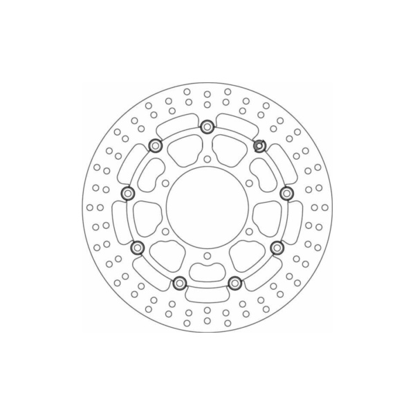 FERODO Brake disc FMD0412RX