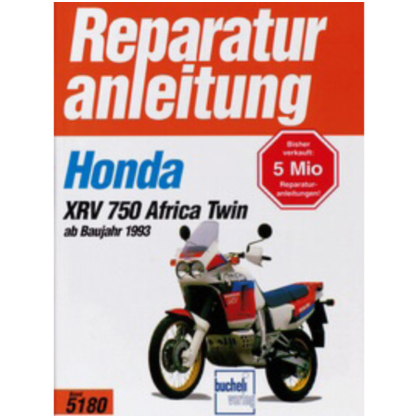 Motorbuch Vol. 5180 Repair instructions for: HONDA XRV 750 Africa Twin (since 1993)