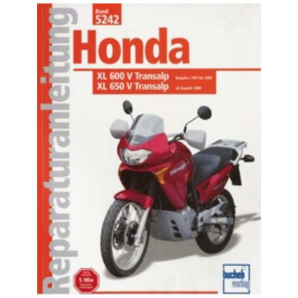 Reparaturhandbuch Motorbuch Bd. 5242 Reparatur-Anleitung für: HONDA XL 600/650 V Transalp, ab 97/bzw. 00