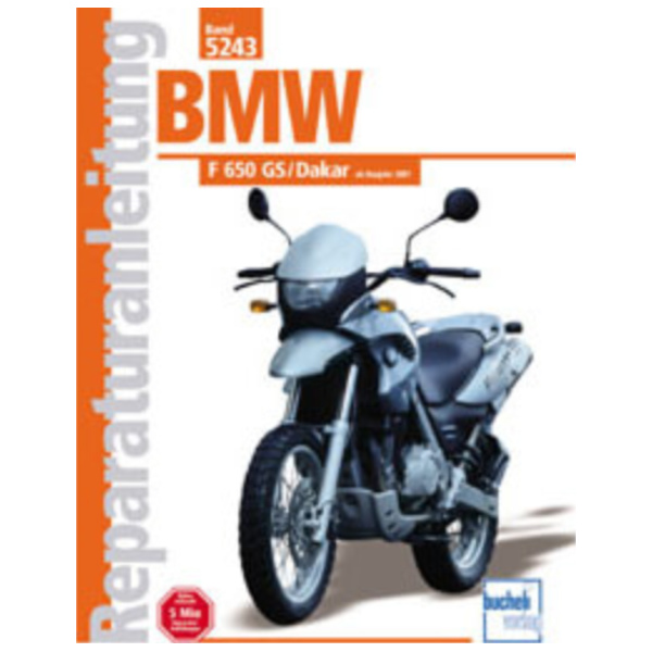 Motorbuch Vol. 5243 Repair manual for: BMW F 650 GS/Dakar, 01
