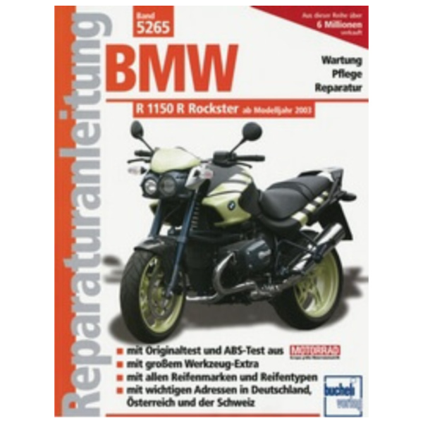 Motorbuch Vol. 5265 Repair manual for: BMW R 1150 Rockster, 03