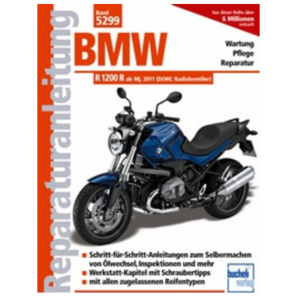 Reparaturhandbuch Motorbuch Bd. 5299 Reparatur Anleitung für BMW R 1200 R, mit Radialventilzylinderkopf ab M