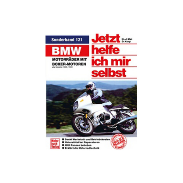 Motorbuch Jetzt helfe ich mir selbst, Band 121, für: BMW-Motorräder mit Boxer-Motoren - alle Modelle 1969-1989 passend für BMW R ABS ESA 1250 K54 2020, 136 PS, 100 kw