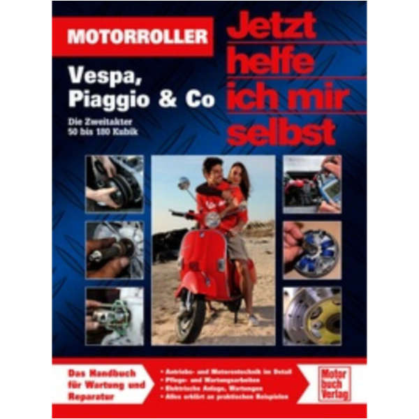 Reparaturhandbuch Motorbuch Jetzt helfe ich mir selbst, Motorroller (Vespa, für: Piaggio + Co.), Band 288, pflegen passend für Yamaha Cuxi  115  2022-2022, 