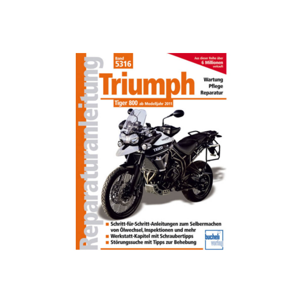 Reparaturhandbuch Motorbuch Rep.-Anleitung für: TRIUMPH Tiger 800 2011