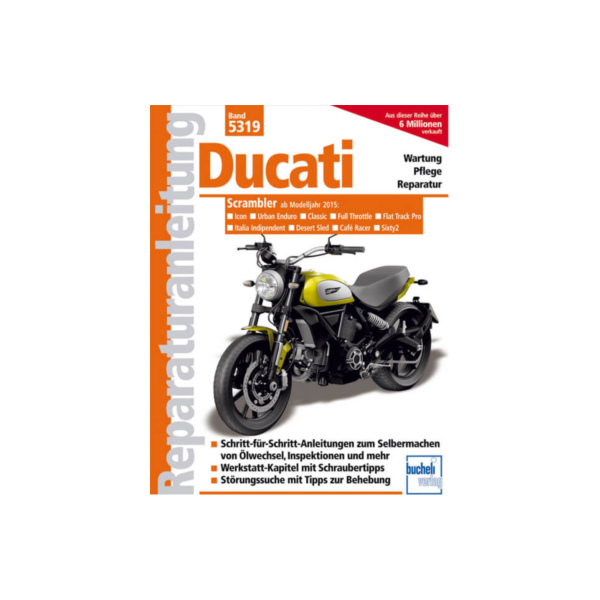 Reparaturhandbuch Motorbuch Rep.-Anleitung für: DUCATI Scrambler 2015 passend für Ducati Scrambler Desert Sled   KE00DS/KB02A 2022-2022, 