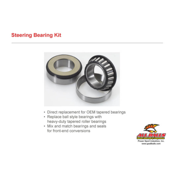 ALL BALLS Steering head bearing kit 22-1031 fitting for Kawasaki VN Mean Streak 1500 VNT50PPA 2003, 72 PS, 53 kw