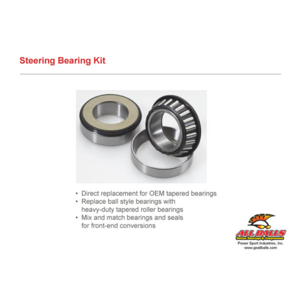 ALL BALLS Steering head bearing kit 22-1024 fitting for BMW F 900 ABS ESA A2 900 K83 2020, 95 PS, 70 kw