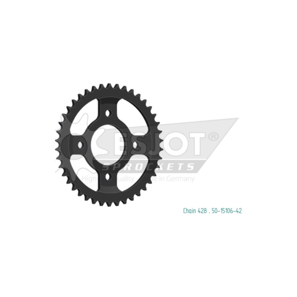 ESJOT Sprocket, 42 teeth, steel 428 pitch