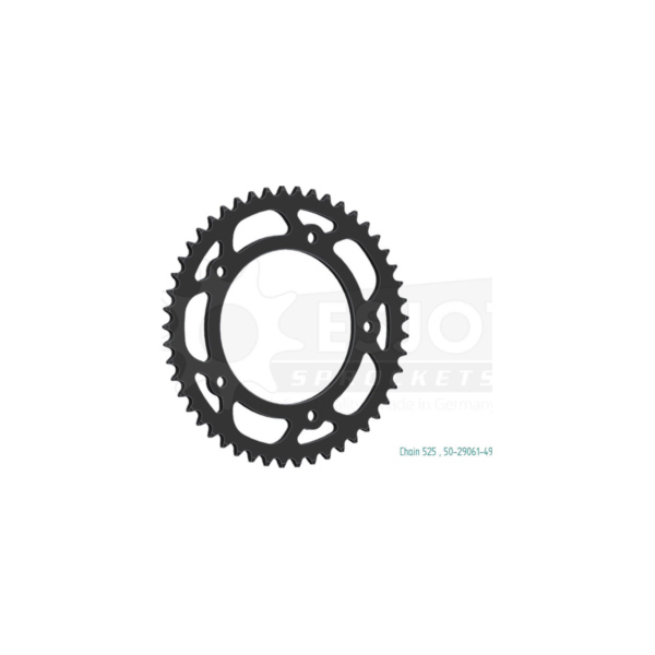 ESJOT Sprocket, 49 teeth, steel 525 pitch fitting for Indian FTR  90  2021-2021, 