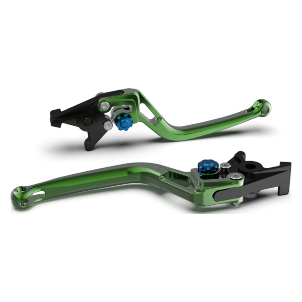 LSL Clutch lever BOW L02R, green/blue