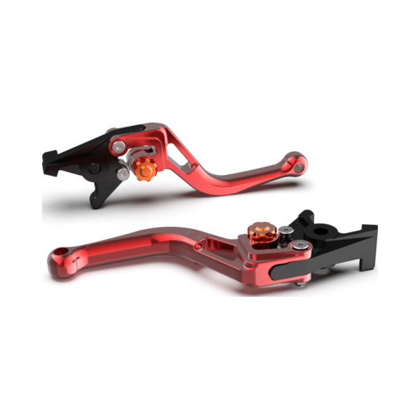 LSL Clutch lever BOW L06, short, red/orange