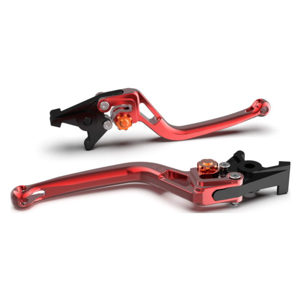 LSL Clutch lever BOW L04, red/orange