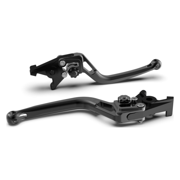 LSL Clutch lever BOW L20, black/black fitting for Aprilia RSV4  1000 RKA00/RKC01 2010, 180 PS, 132 kw