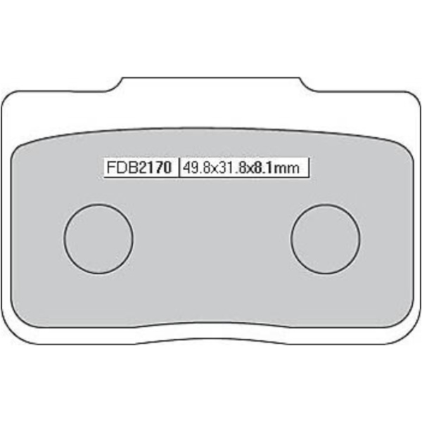 FERODO Brake lining FDB 2170 Platinum
