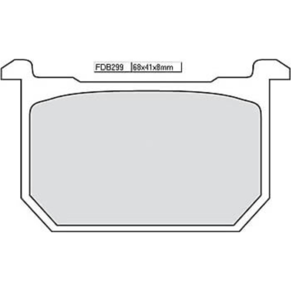 FERODO Brake lining FDB 299 Platinum