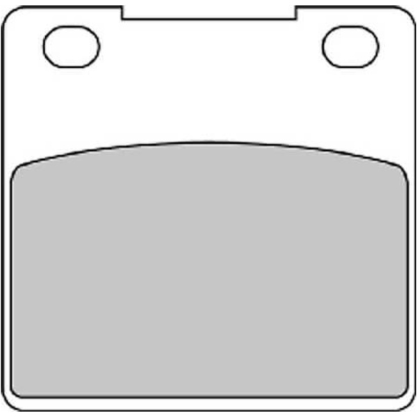 Bremsklötze FERODO Sinterbelag FDB 338 ST passend für Suzuki GSX E/L/S 400 GK53C 1982-1987, 