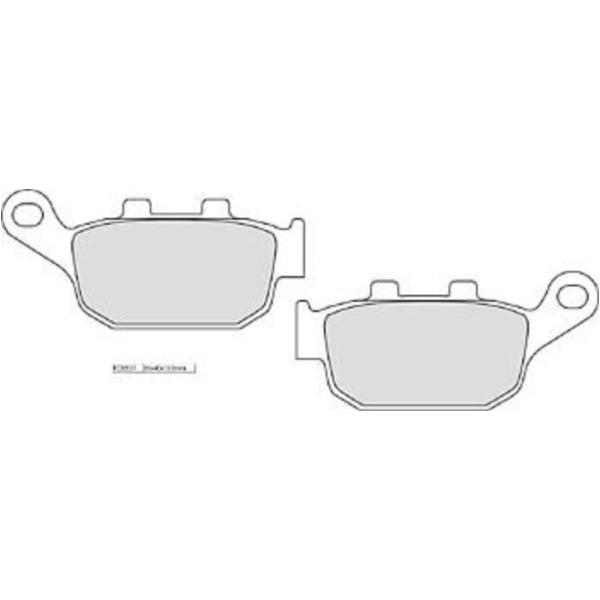 FERODO Brake lining FDB 531 EF fitting for Honda NT Deauville 650 RC47C 2000, 34 PS, 25 kw