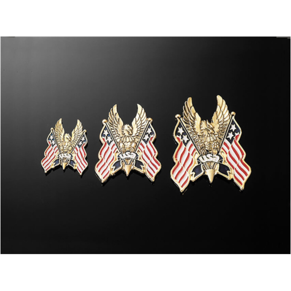 HIGHWAY HAWK Aufkleber Adler/USA Flagge, Gr. M